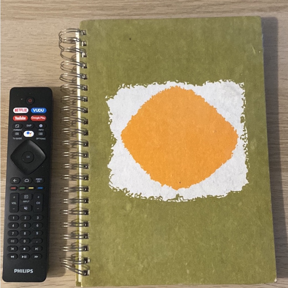 Large blank page notebook